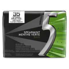 WRIGLEY 5 RAIN MEGA GUM   SPEARMINT
