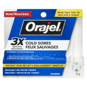 ORAJEL COLD SORE 3X MEDICATED