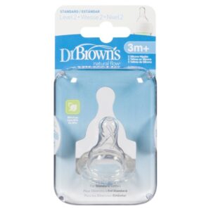 DR BROWN S     NIPPLE LEV 2  2 PK