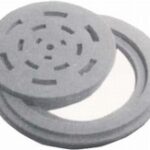 DRAIN RING WITH COVER PVC 6-IN