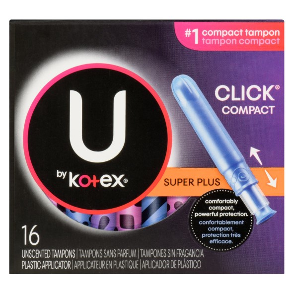 U BY KOTEX SUP PLS TAMPON