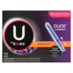 U BY KOTEX CLK SUPR PLS T AMPON 32S
