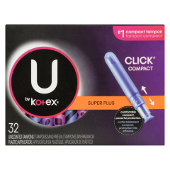 U BY KOTEX CLK SUPR PLS T AMPON 32S