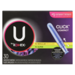 U BY KOTEX CLK MULT RG/SP TAMPON
