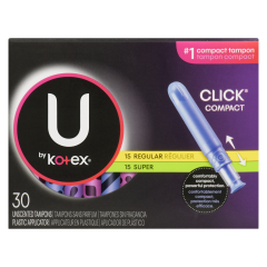 U BY KOTEX CLK MULT RG/SP TAMPON