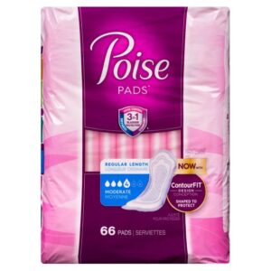 POISE MODERATE PADS 66S
