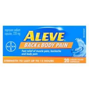 ALEVE BACK & BODY 20CNT