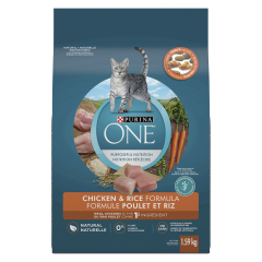 PURINA ONE CHICKEN & RICE   CAT