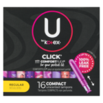 U BY KOTEX REG TAMPON