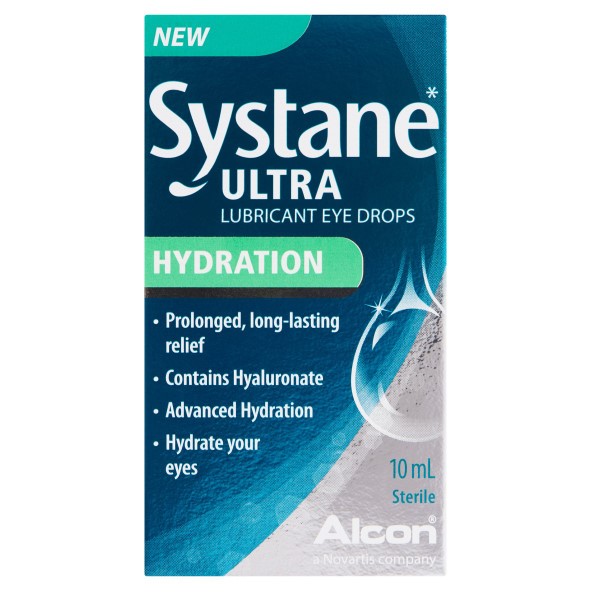 Systane Ultra Hydration Eye Drops 6 x 10ml bottles