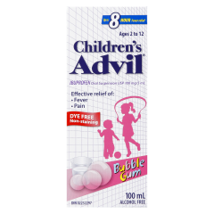 CHILDRN ADVIL BUB GUM D/ FREE