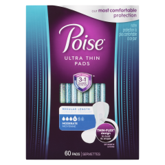 POISE PAD ULTR THIN MODER ATE