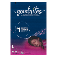 GOODNITE GIRLS LARGE GIGA 34S
