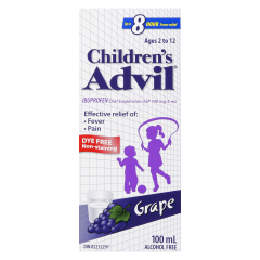 CHILDRNS ADVIL DF GRAPE