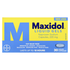 MAXIDOL LIQUID GELS 30CNT