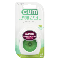GUM FINE FLOSS MINT 165M