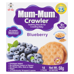 H/KID CRAWLER MUM ORG BLU BERRY