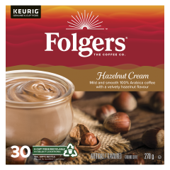 FOLGERS PODS HAZELNUT CRM 30CT