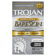 TROJAN BARESKN SUPRA NON  LATEX