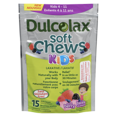 DULCOLAX SOFT CHEWS KIDS  MIXED BER