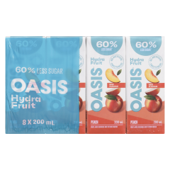 OASIS HYDRAFRUIT PEACH 4X200 ML