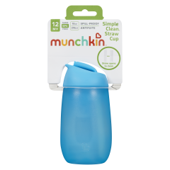 MUNCHKIN SIMPL CLN STRAW CUP BLUE