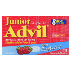ADVIL JR BLU RASPERRY CHEW