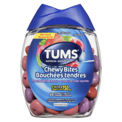 TUMS CHEW BITE ASSRTD BRY  60 CT