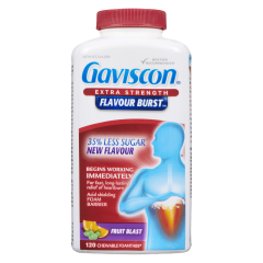 GAVISCON X/STR FLV BURST 120 TABS
