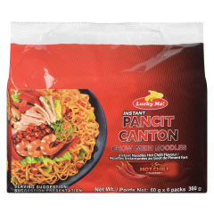 LUCKY ME PANCIT HOT CHILI 6PK