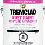 RUST PAINT FLAT BLACK 3.78-L