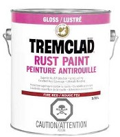 RUST PAINT MEDIUM BLUE 3.78-L