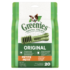GREENIES DOG TREAT PETITE 12OZ