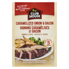 CH CARM ON & BACON SAUCE