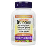 WEBBER VIT D3  1000IU GEL