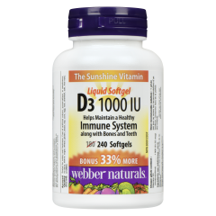 WEBBER VIT D3  1000IU GEL