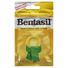 BENTASIL DROPS HNY LEMON 38GR