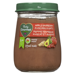 BABY GOUR APPL RASP AVCDO 113ML JAR
