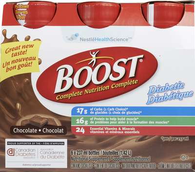 BOOST CHOC CARB SMRT 6X237ML