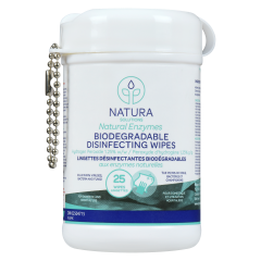 NATURA TRAVEL WIPES BIODG DISINFECT