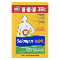 SALONPAS HOT CAPSI PATC 3CT