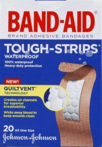 BAND-AID TOUGH-STRIPS WATERPROOF