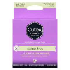 CUTEX SWIPE &  GO REMOVER PADS