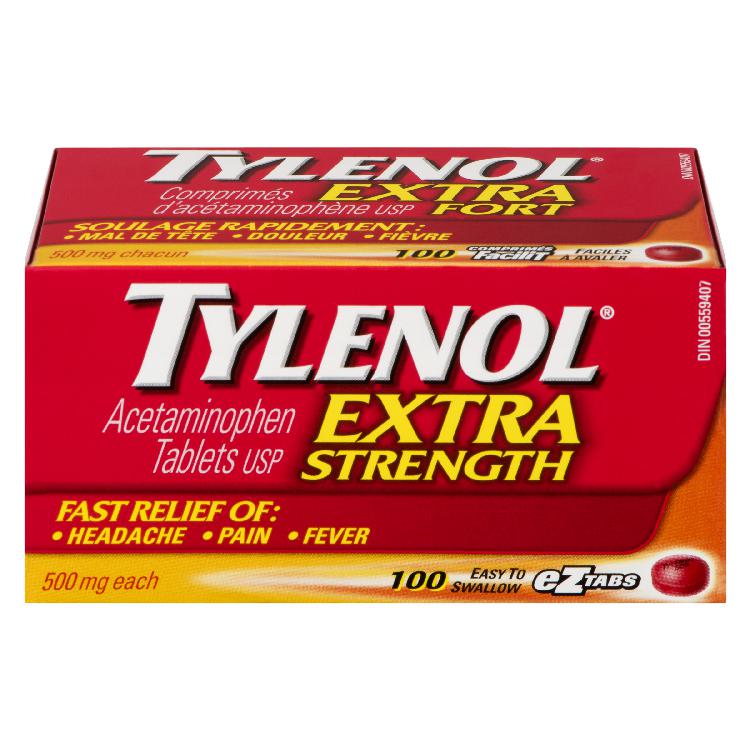 TYLENOL TABS X S EASY TO SWALLOW