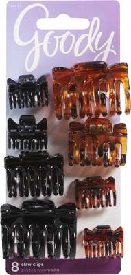 GOODY CLAWCLIP ASST BOW TIE CLSSC