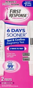 FIRST RSP PREG TEST/CNFRM