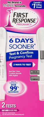 First Response Pregnancy Test & Confirm box