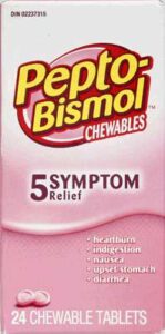 PEPTO BISMOL   CHW TBS