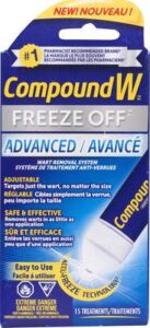 COMPOUND W ADV  FRZ OFF