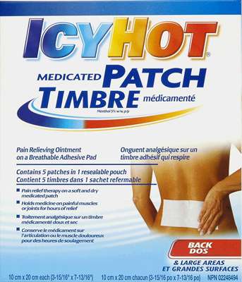 ICY HOT BACK PATCH